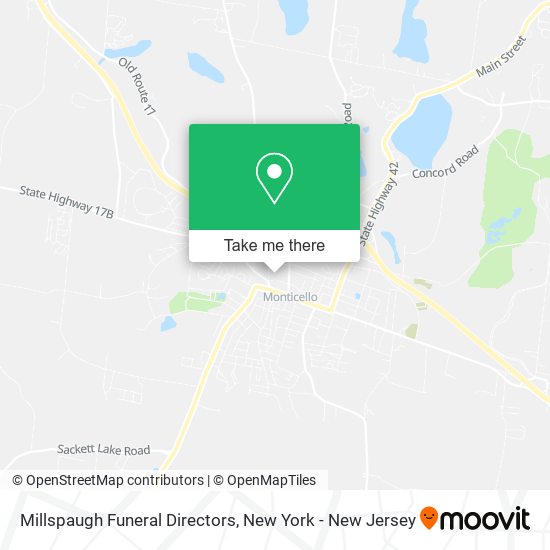 Mapa de Millspaugh Funeral Directors