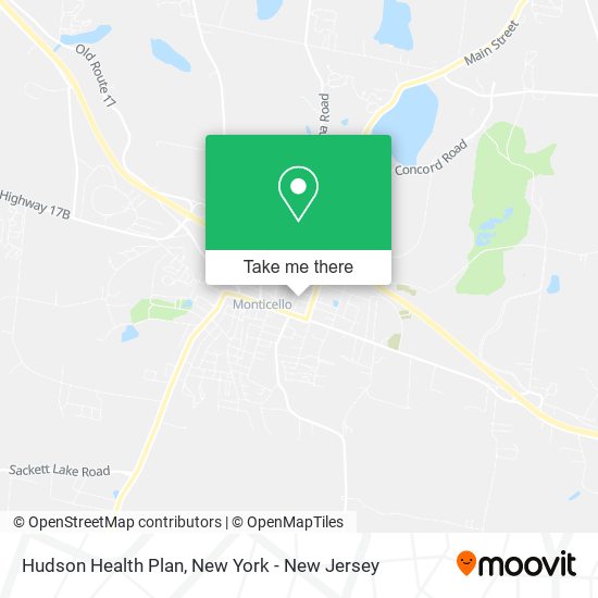 Mapa de Hudson Health Plan