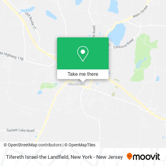 Tifereth Israel-the Landfield map
