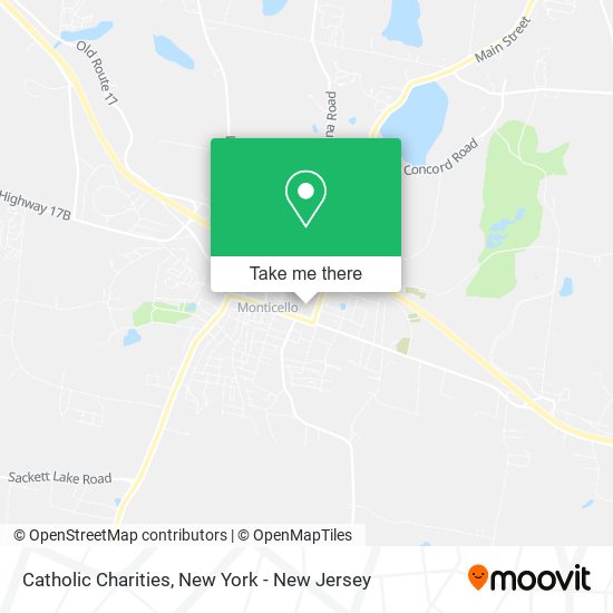 Mapa de Catholic Charities