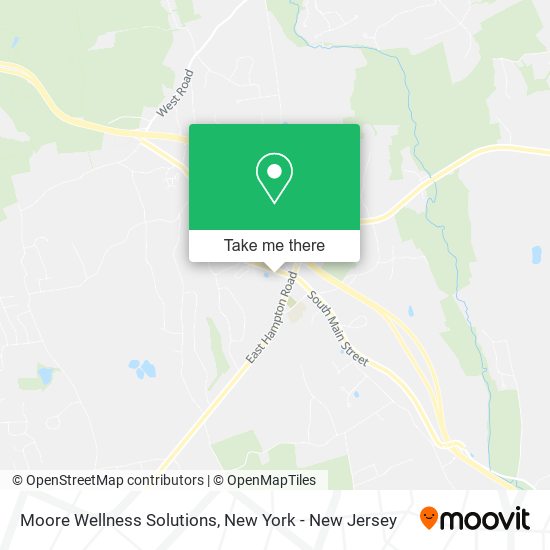 Mapa de Moore Wellness Solutions