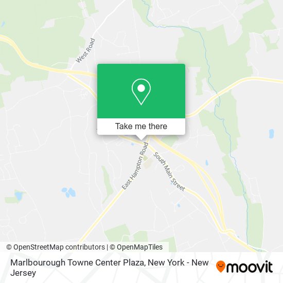 Marlbourough Towne Center Plaza map