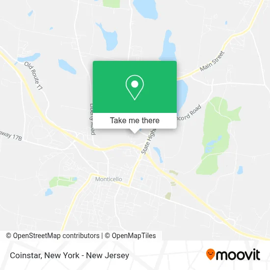 Coinstar map