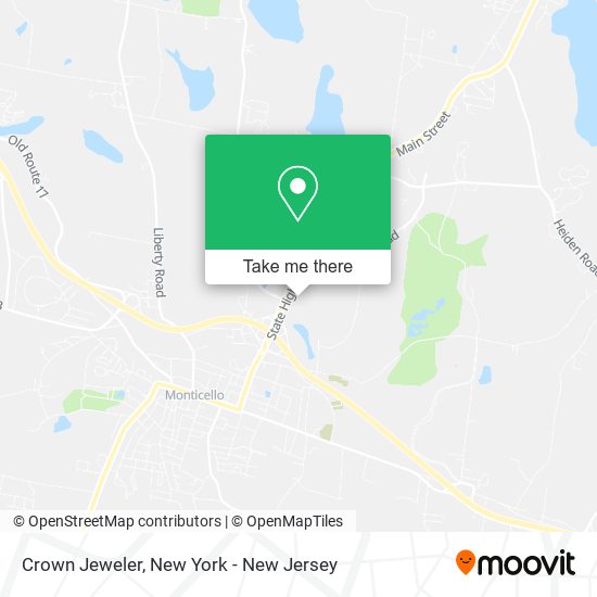 Mapa de Crown Jeweler