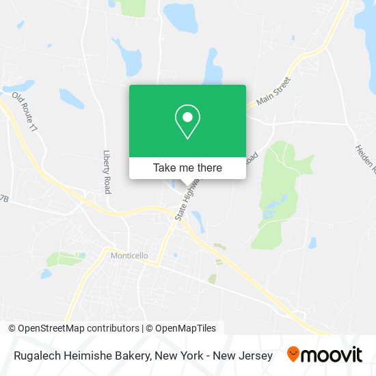 Mapa de Rugalech Heimishe Bakery