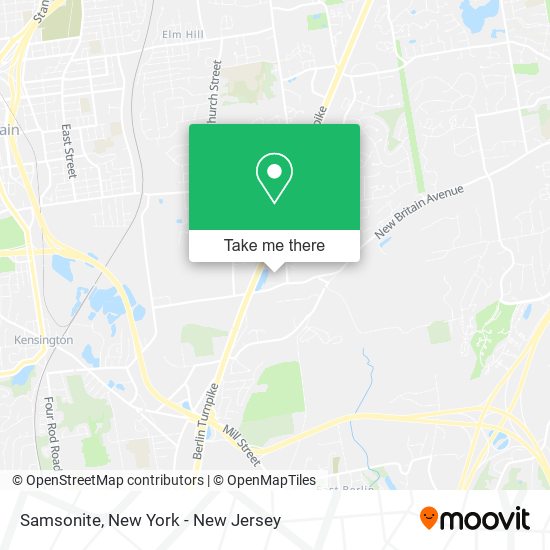 Samsonite map