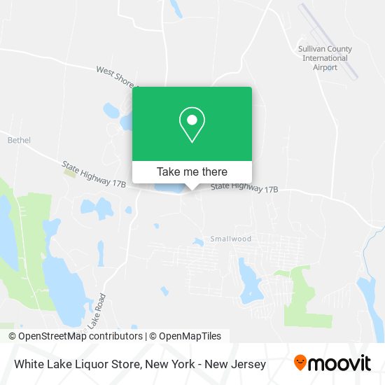 Mapa de White Lake Liquor Store