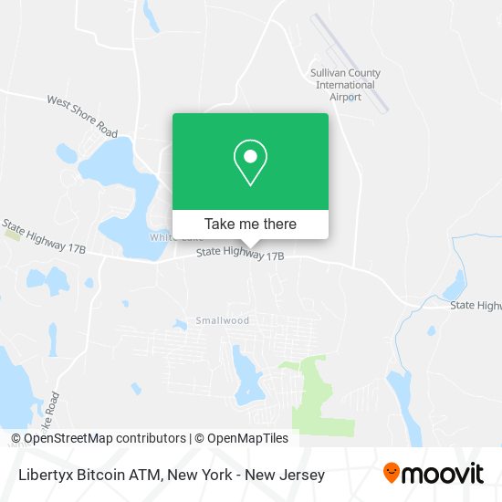 Mapa de Libertyx Bitcoin ATM