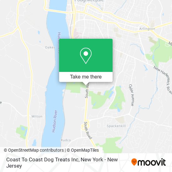 Mapa de Coast To Coast Dog Treats Inc