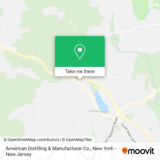 Mapa de American Distilling & Manufacturer Co.