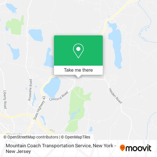 Mapa de Mountain Coach Transportation Service