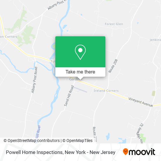 Powell Home Inspections map