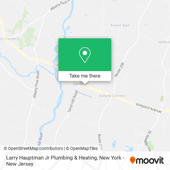 Larry Hauptman Jr Plumbing & Heating map
