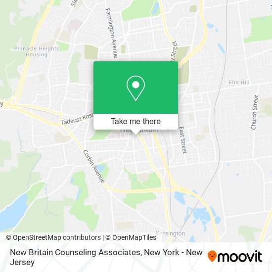 Mapa de New Britain Counseling Associates