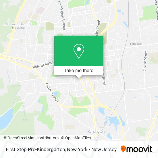 First Step Pre-Kindergarten map