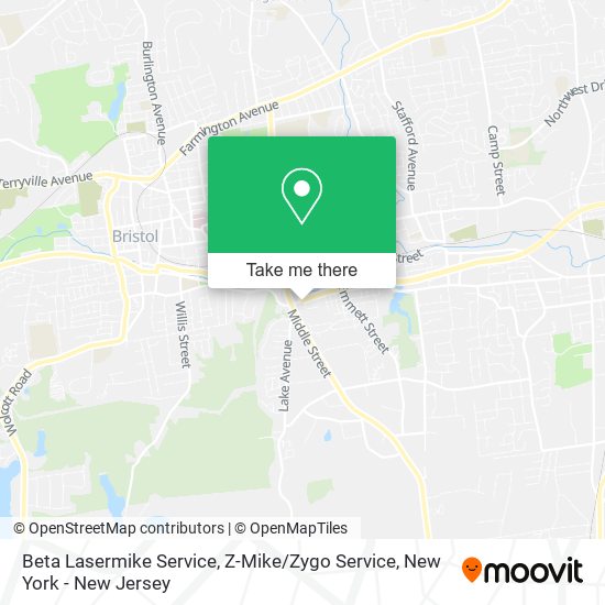 Beta Lasermike Service, Z-Mike / Zygo Service map