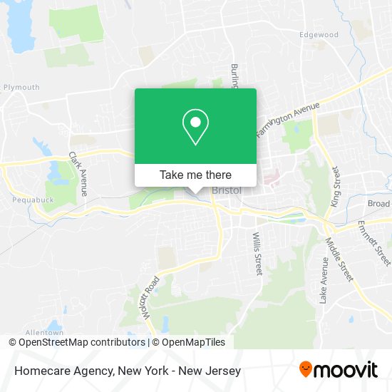 Homecare Agency map