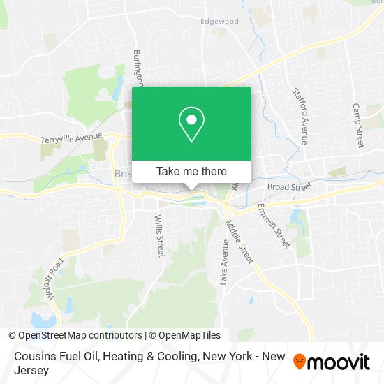 Cousins Fuel Oil, Heating & Cooling map