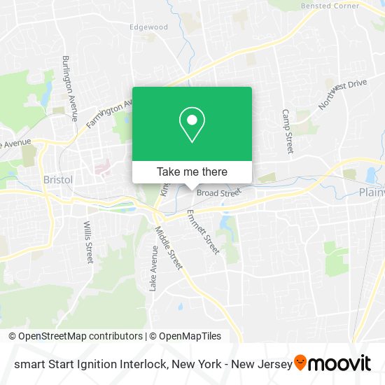 Mapa de smart Start Ignition Interlock