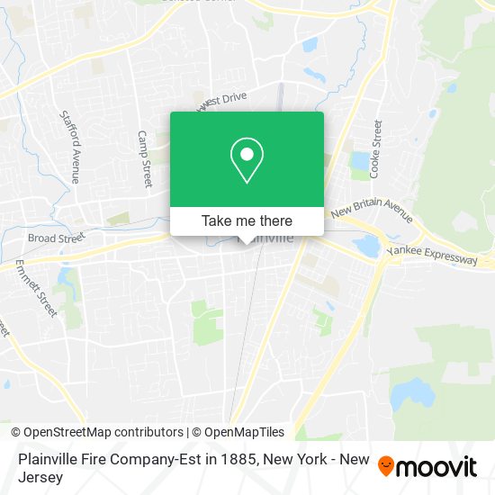 Mapa de Plainville Fire Company-Est in 1885