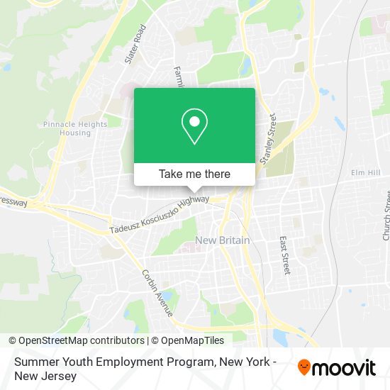 Summer Youth Employment Program map