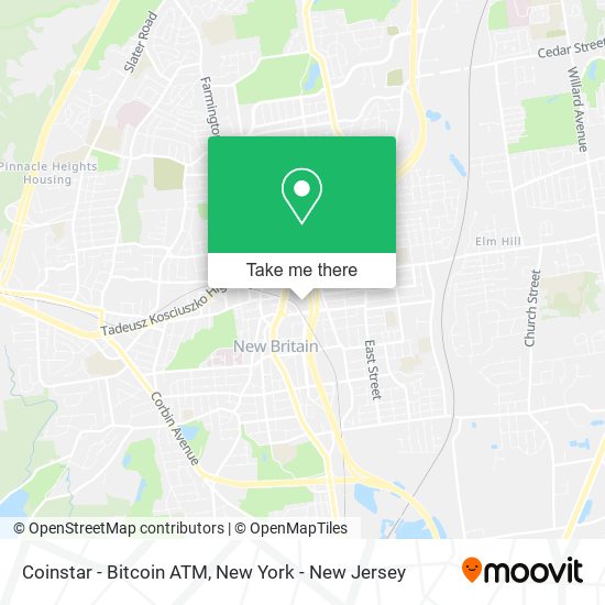 Mapa de Coinstar - Bitcoin ATM