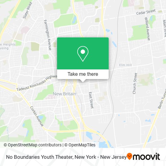 No Boundaries Youth Theater map