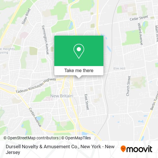 Mapa de Dursell Novelty & Amusement Co.