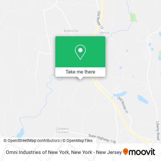 Omni Industries of New York map