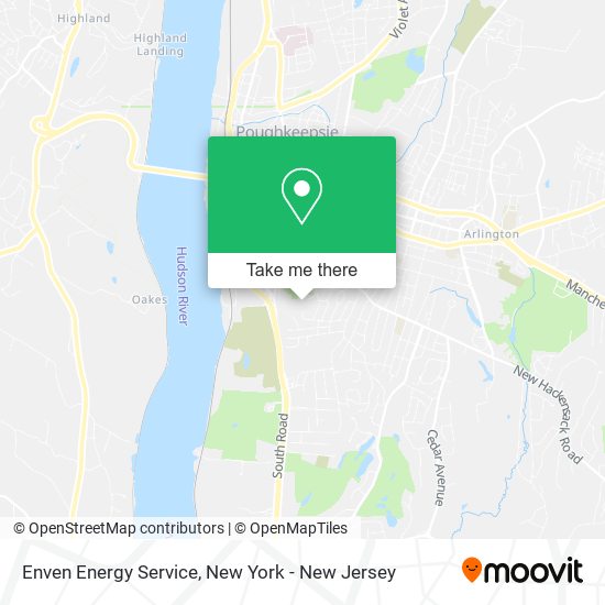 Enven Energy Service map