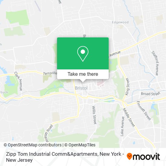 Zipp Tom Industrial Comm&Apartments map