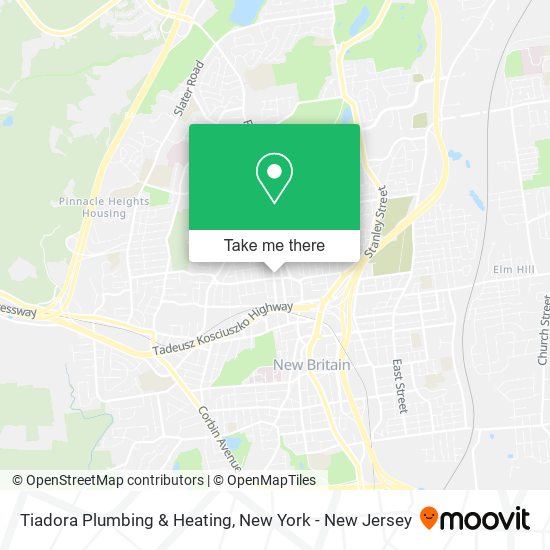 Mapa de Tiadora Plumbing & Heating