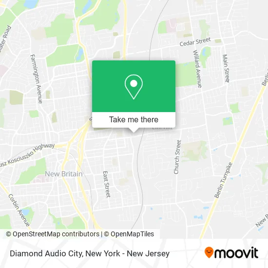 Mapa de Diamond Audio City