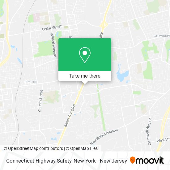 Connecticut Highway Safety map