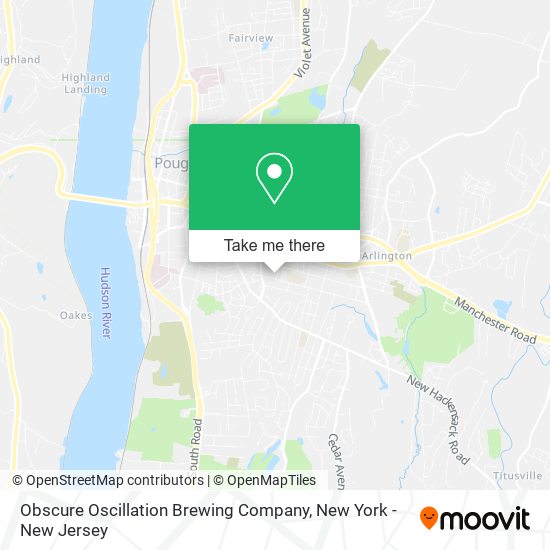 Obscure Oscillation Brewing Company map