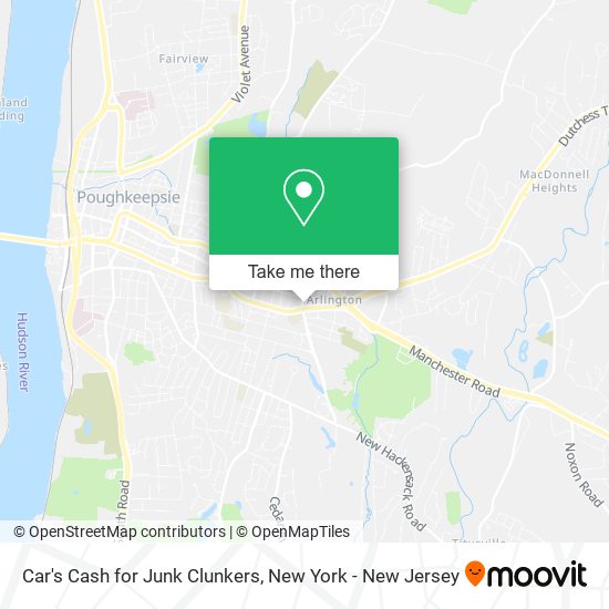 Car's Cash for Junk Clunkers map