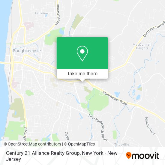 Century 21 Alliance Realty Group map