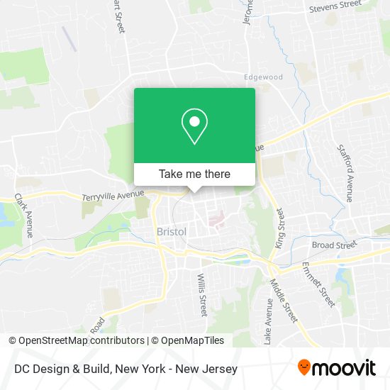 DC Design & Build map