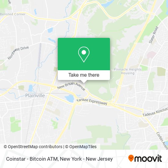 Mapa de Coinstar - Bitcoin ATM