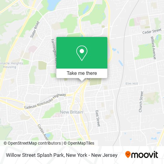 Willow Street Splash Park map