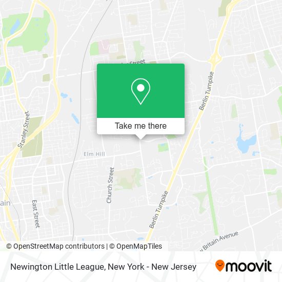 Newington Little League map