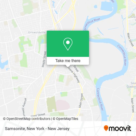 Samsonite map