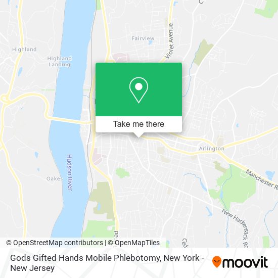 Gods Gifted Hands Mobile Phlebotomy map