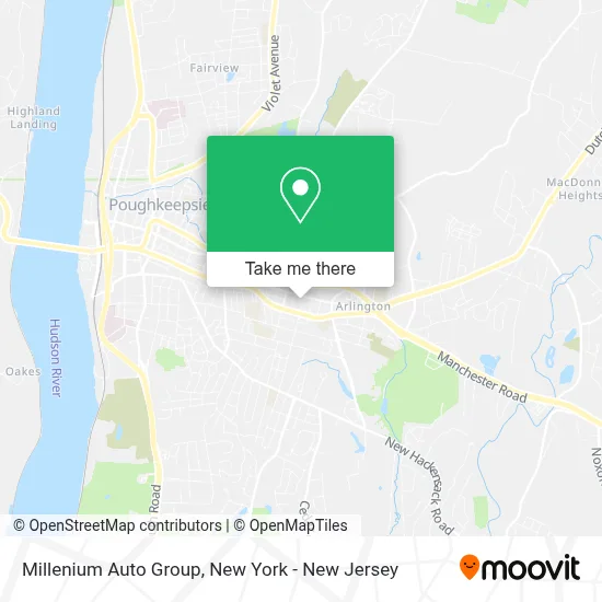 Millenium Auto Group map