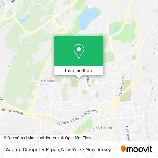 Mapa de Adam's Computer Repair