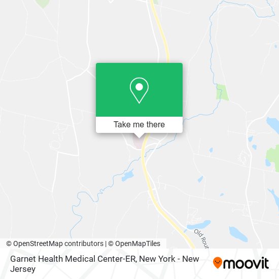 Garnet Health Medical Center-ER map