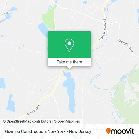 Gizinski Construction map