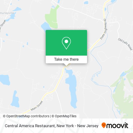 Mapa de Central America Restaurant