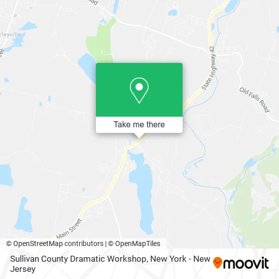 Sullivan County Dramatic Workshop map