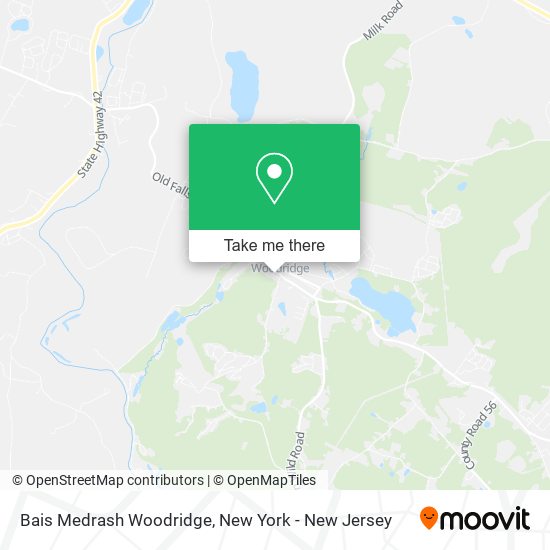Mapa de Bais Medrash Woodridge